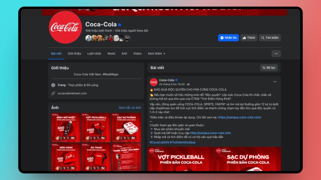 Hashtag coca cola