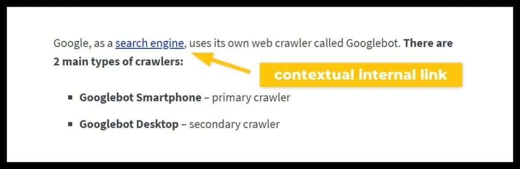 Ví dụ liên kết nội bộ contextual trong bài viết wordpress