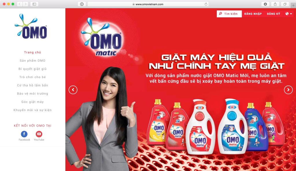 Chiến dịch marketing của Omo